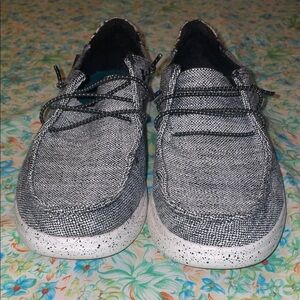 Gray Textured bobs from Skechers  (9.5)